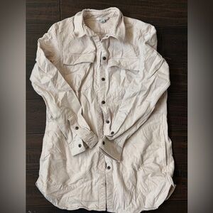 L.L. Bean Men's Button Down Shirt - Light Cream